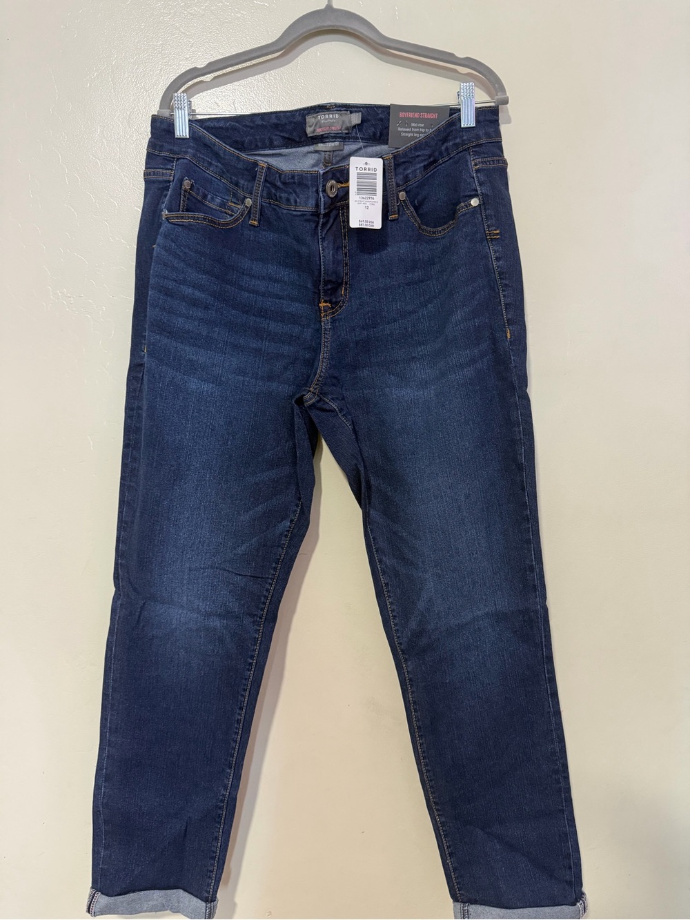 torrid Dark Indigo High-Rise Ankle Skinny Jeans